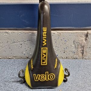 Velo Live Wire Bike Saddle With Kevlar Corners for a Bicycle